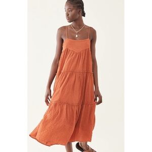 DRA summer Dress in burnt orange